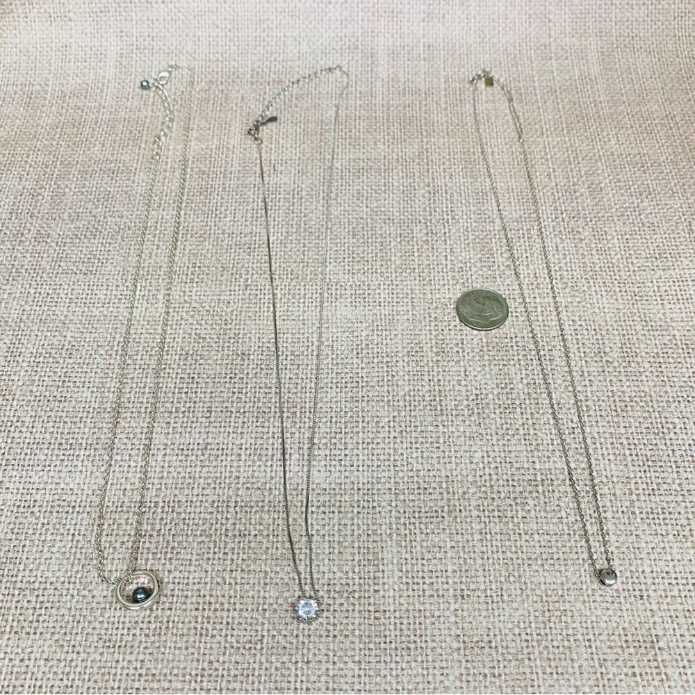 Silver Dainty Necklace Bundle‎